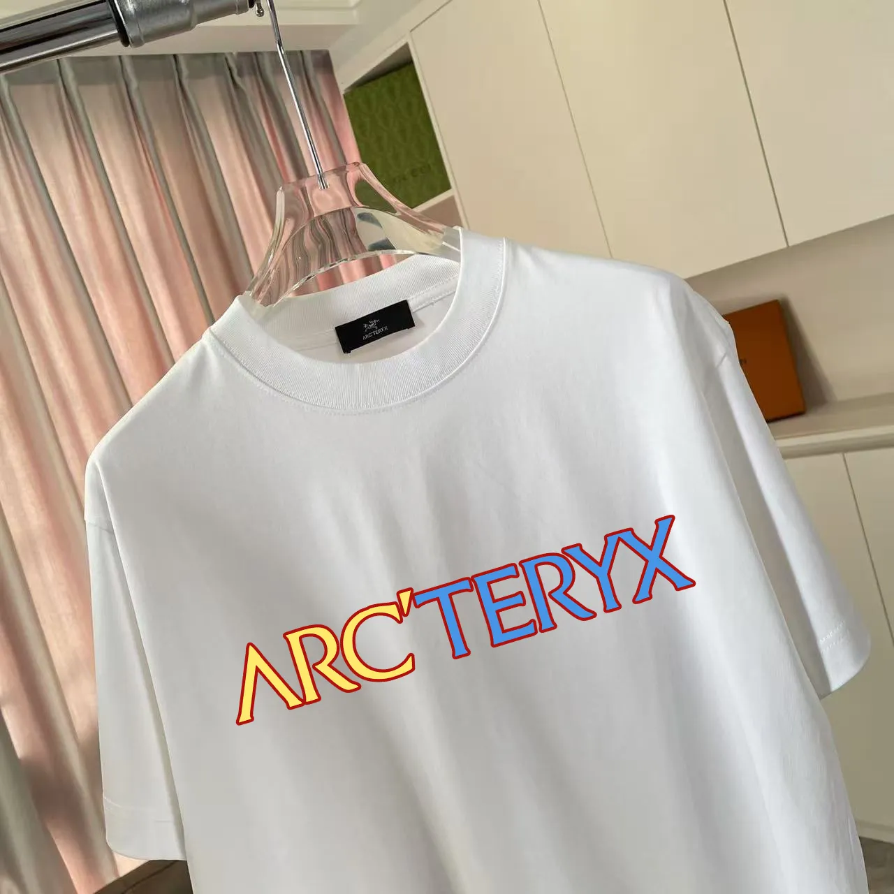 ARC'TERYX* 2025 New Arrival logo t g Same Style Size：S M L XL XXL ：Black White Purple